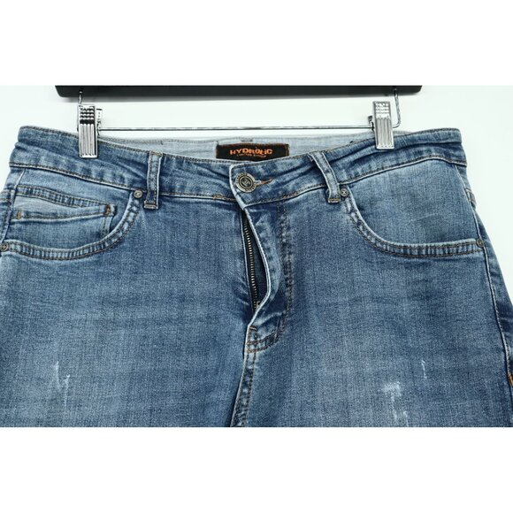 Limited Edition Mens Denim Jeans W34 L32 Medium Wash Zip Fly Cotton Durable Casu - Picture 7 of 12